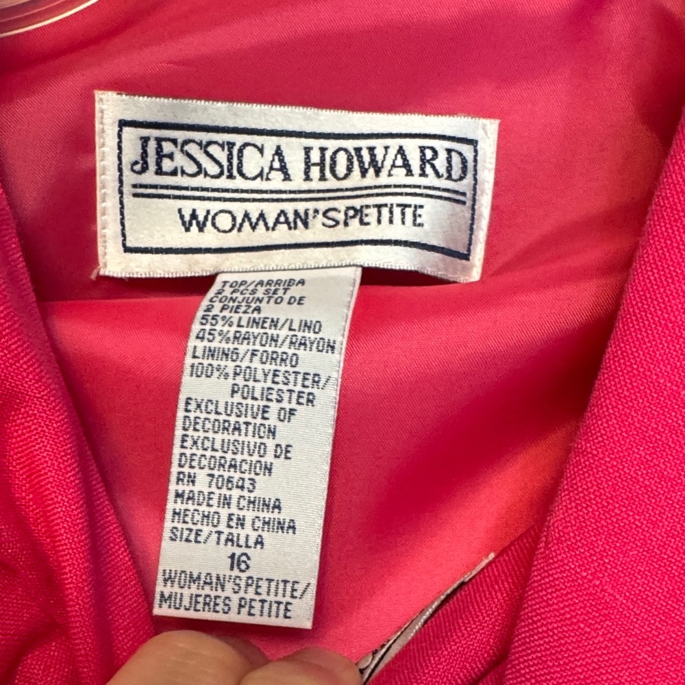 Jessica Howard Pink Midi Dress with Jacket - Picture 2 of 2